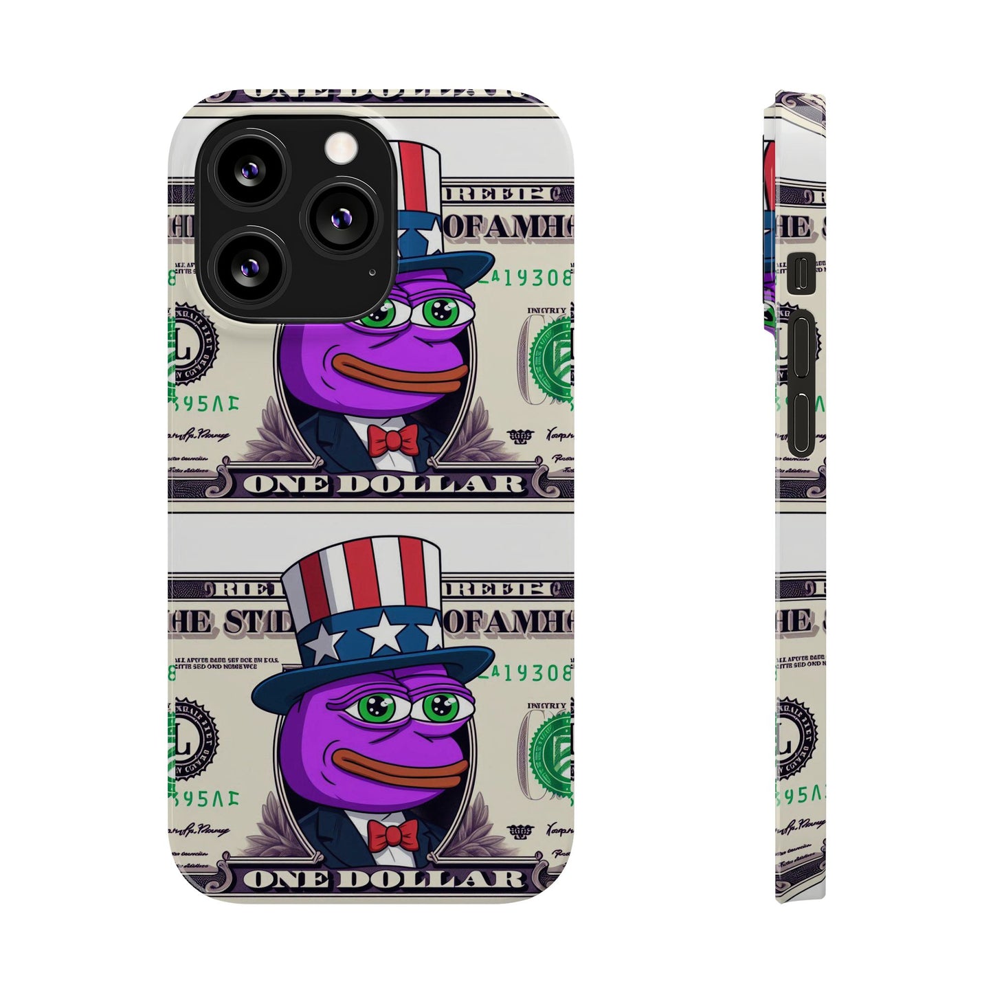 Purple Pepe Dolla Slim Phone Case