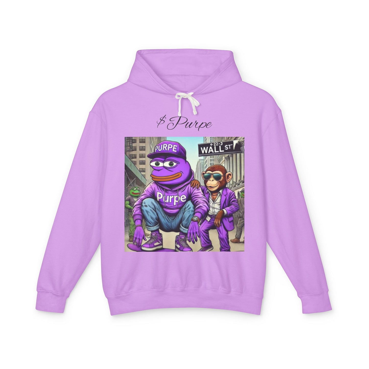 WSB Purpe Lightweight Hooded Sweatshirt