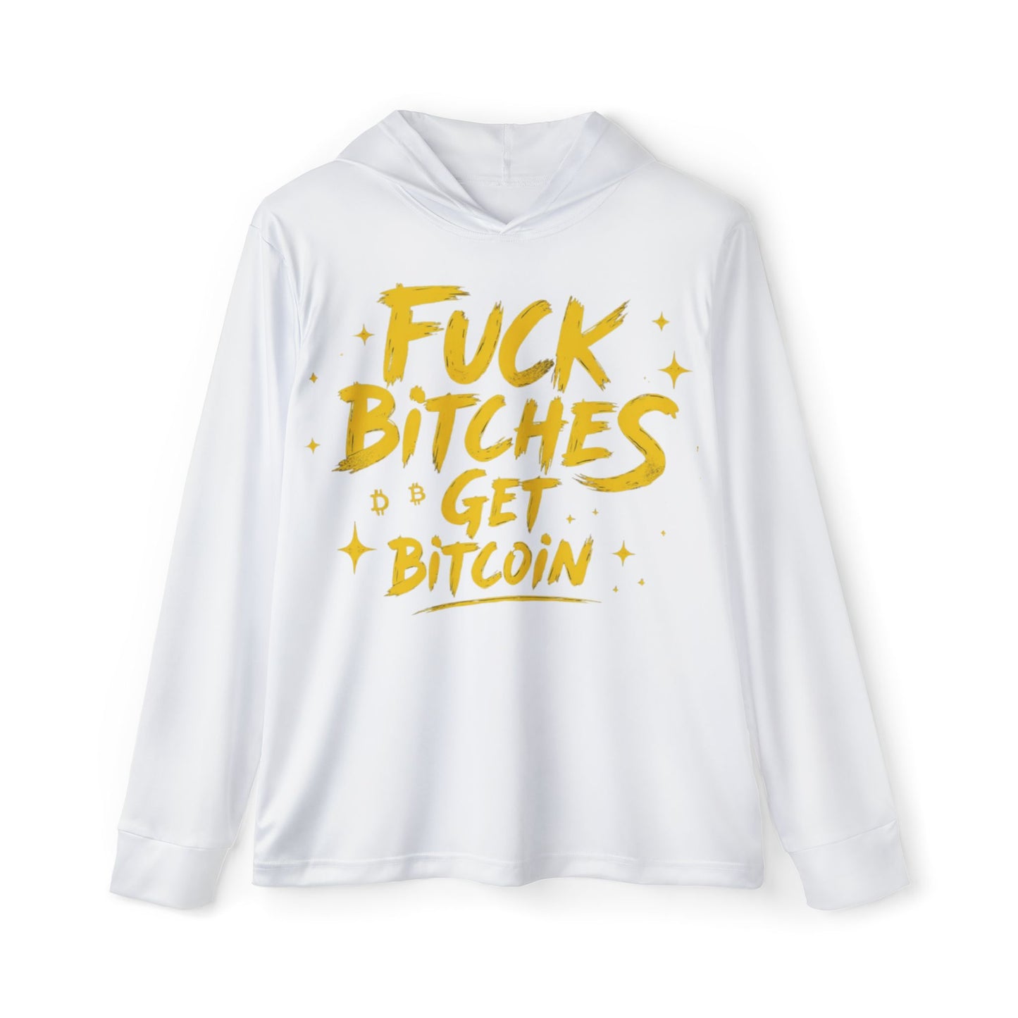 Fuck Bitches Get Bitcoin Sports Warmup Hoodie