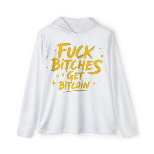 Fuck Bitches Get Bitcoin Sports Warmup Hoodie