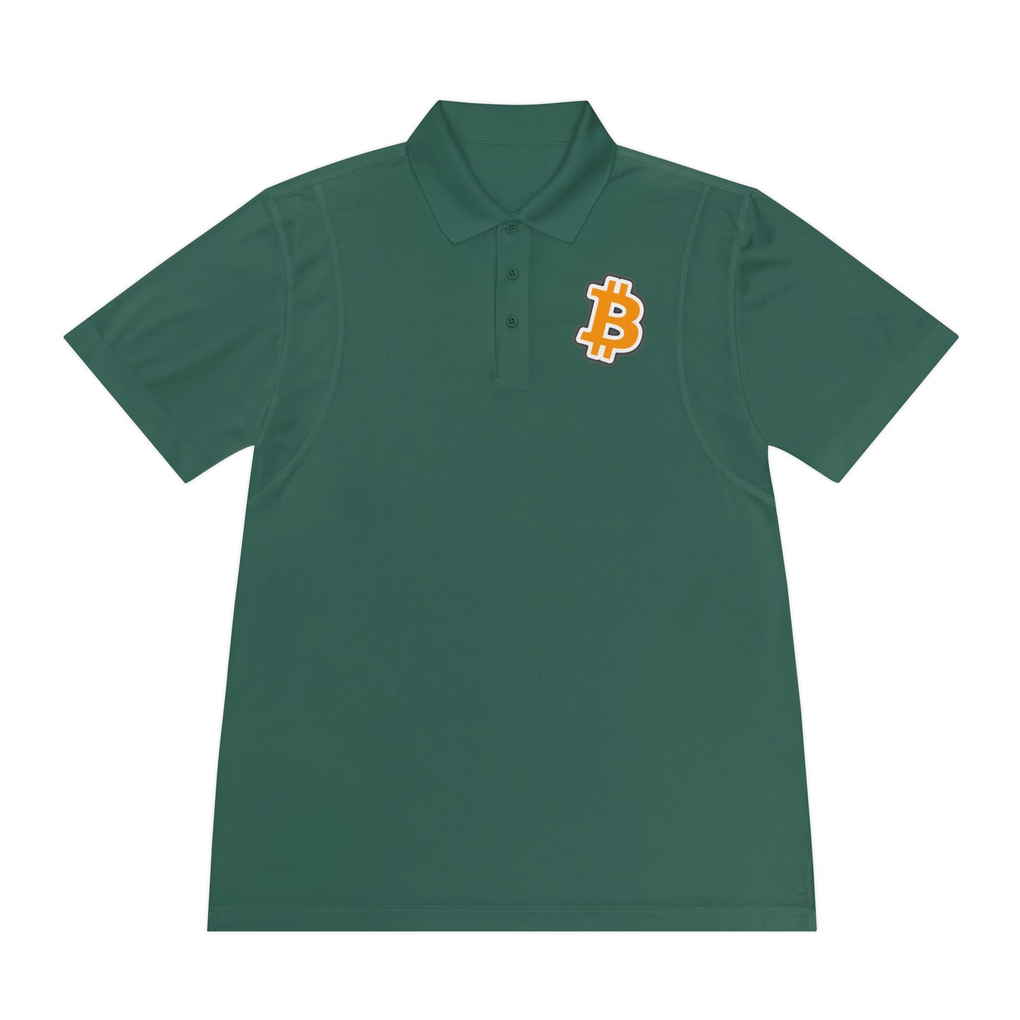 Men's Bitcoin B Sport Polo Shirt